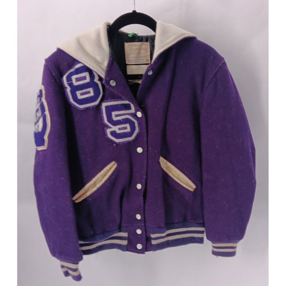 Delong Cheerleading Jacket Size 36  Cheer Vintage 1985 "Jenny" Duchesses